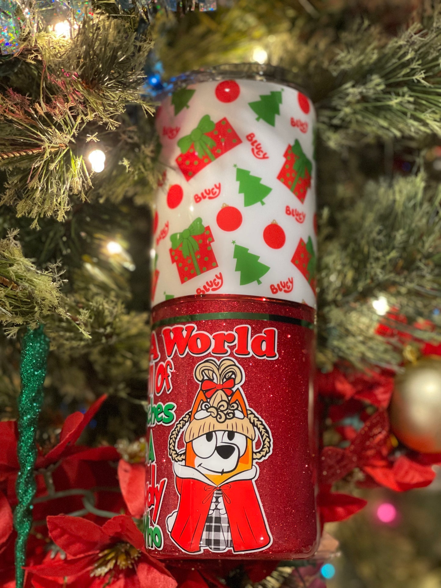 In A World… Christmas Tumbler