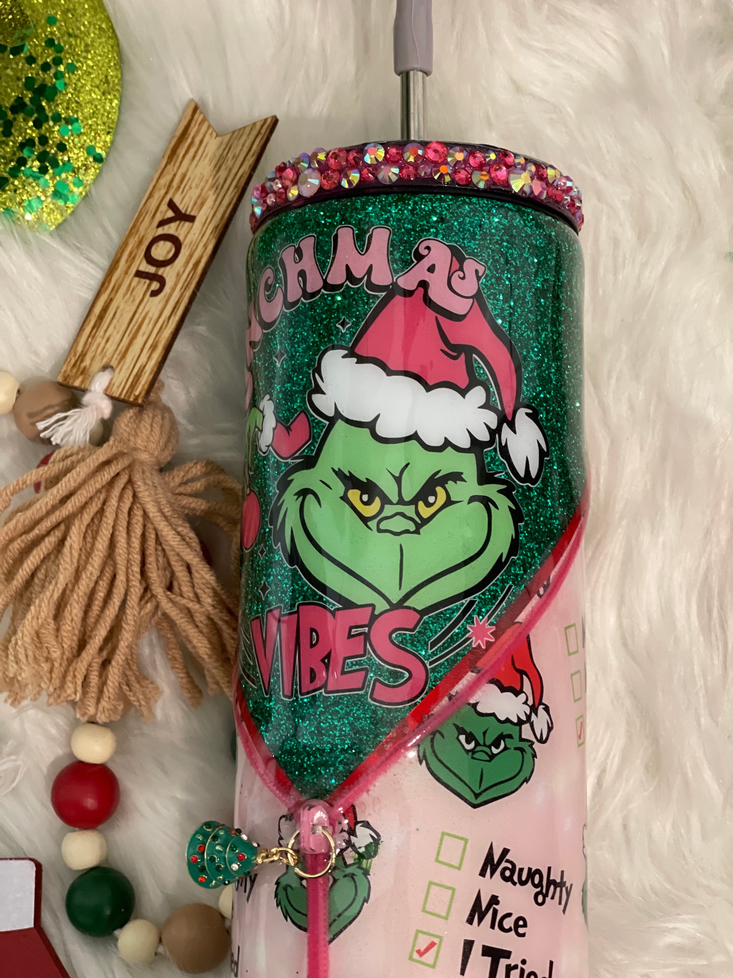 Mean Green Zipper Tumbler