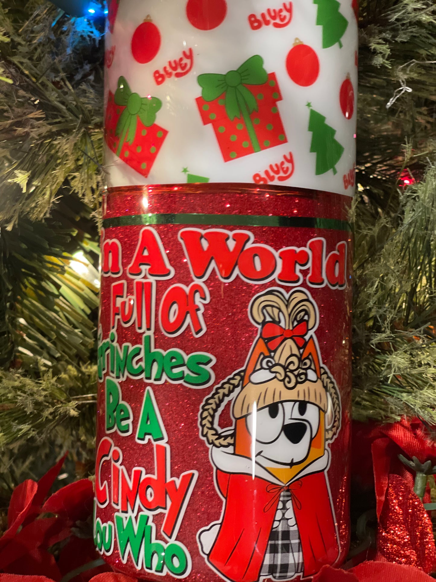 In A World… Christmas Tumbler