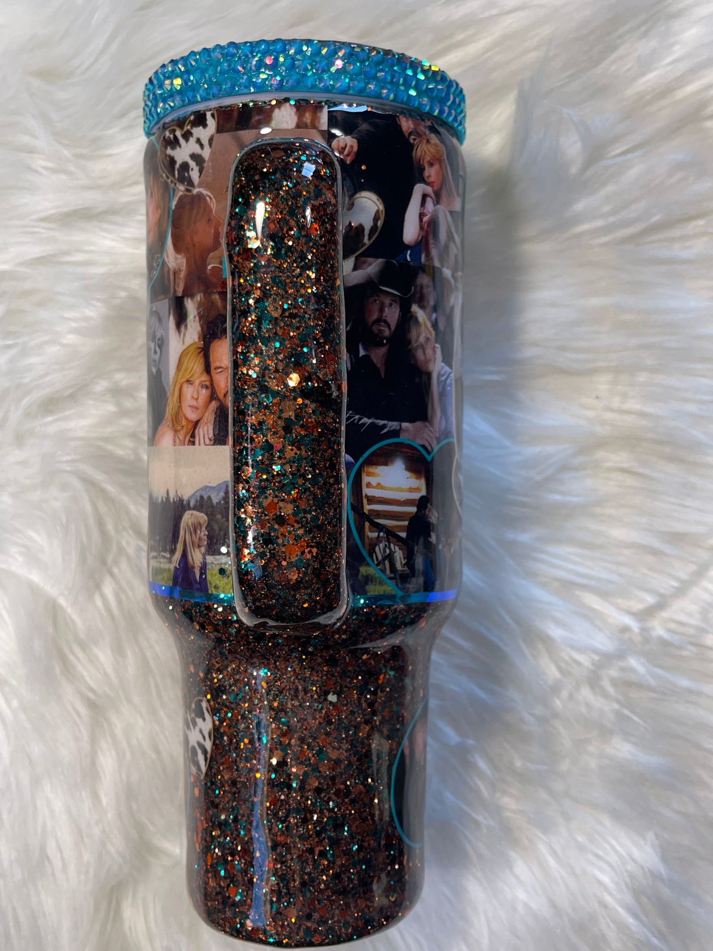 Love Me Like 40 oz Tumbler with Bling