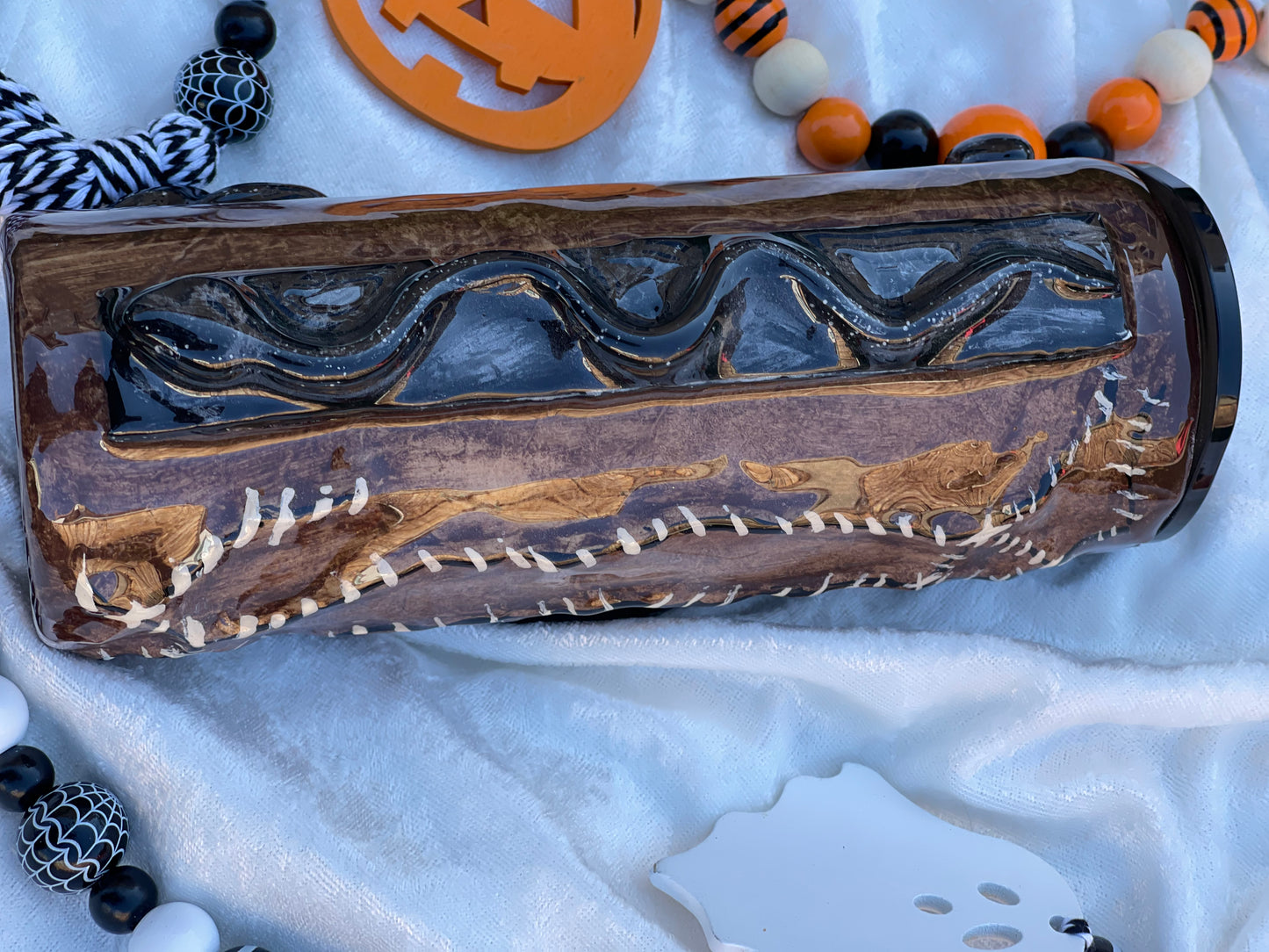 Sculpted Spellbook tumbler