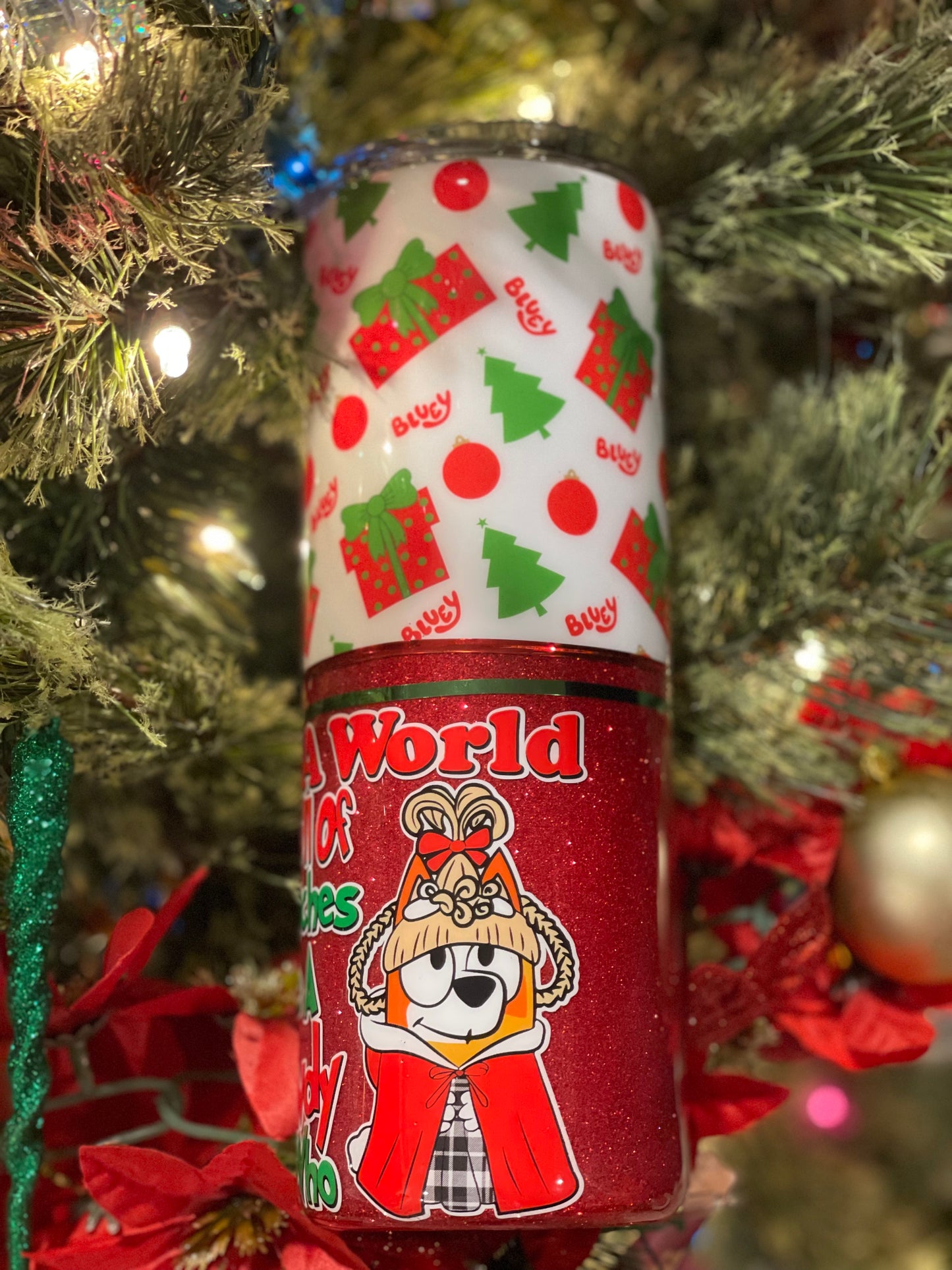 In A World… Christmas Tumbler