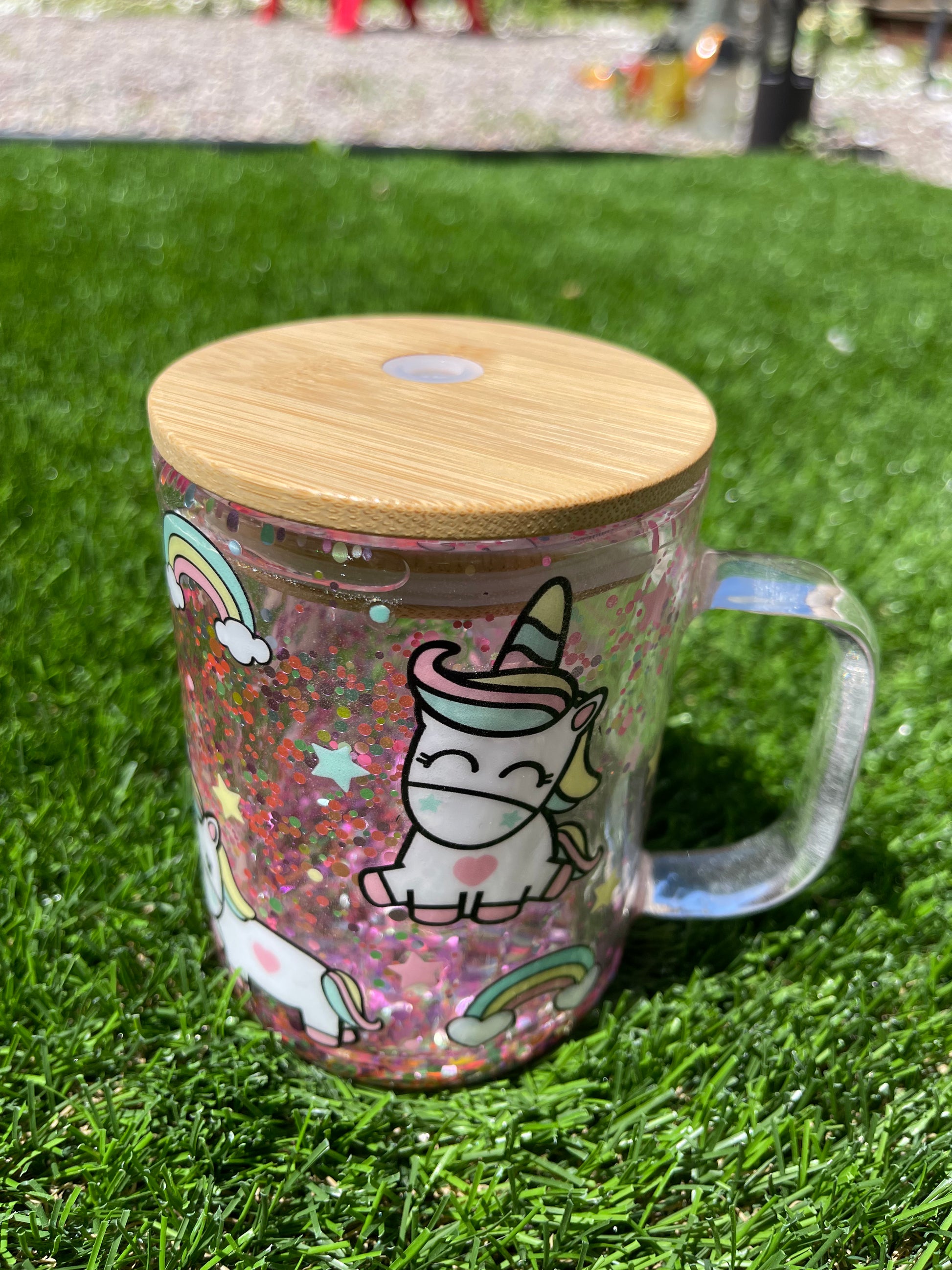 15oz Cute Unicorn Snowglobe Mug – Little Lori's Crafts