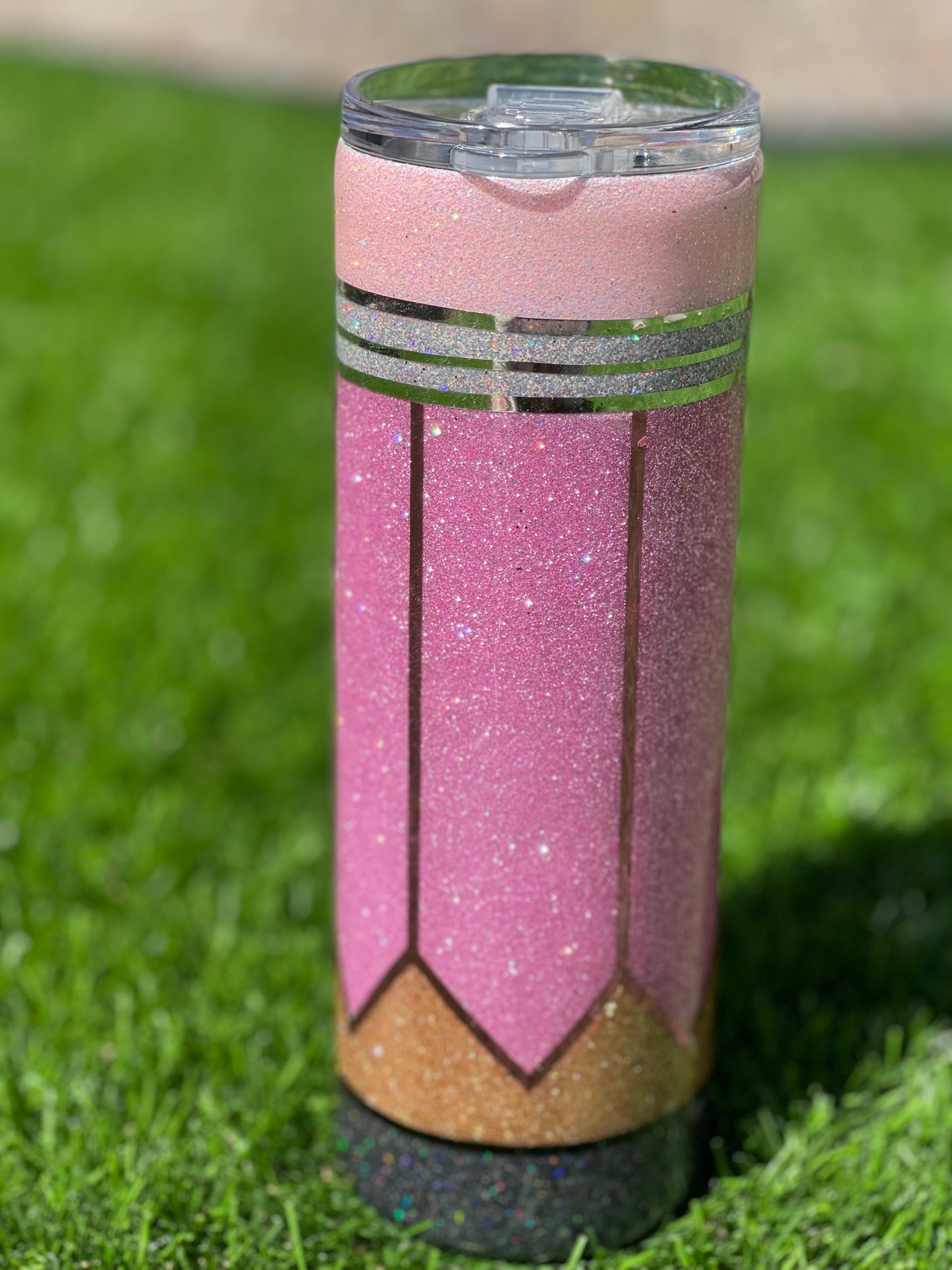 Pink Pencil Tumbler