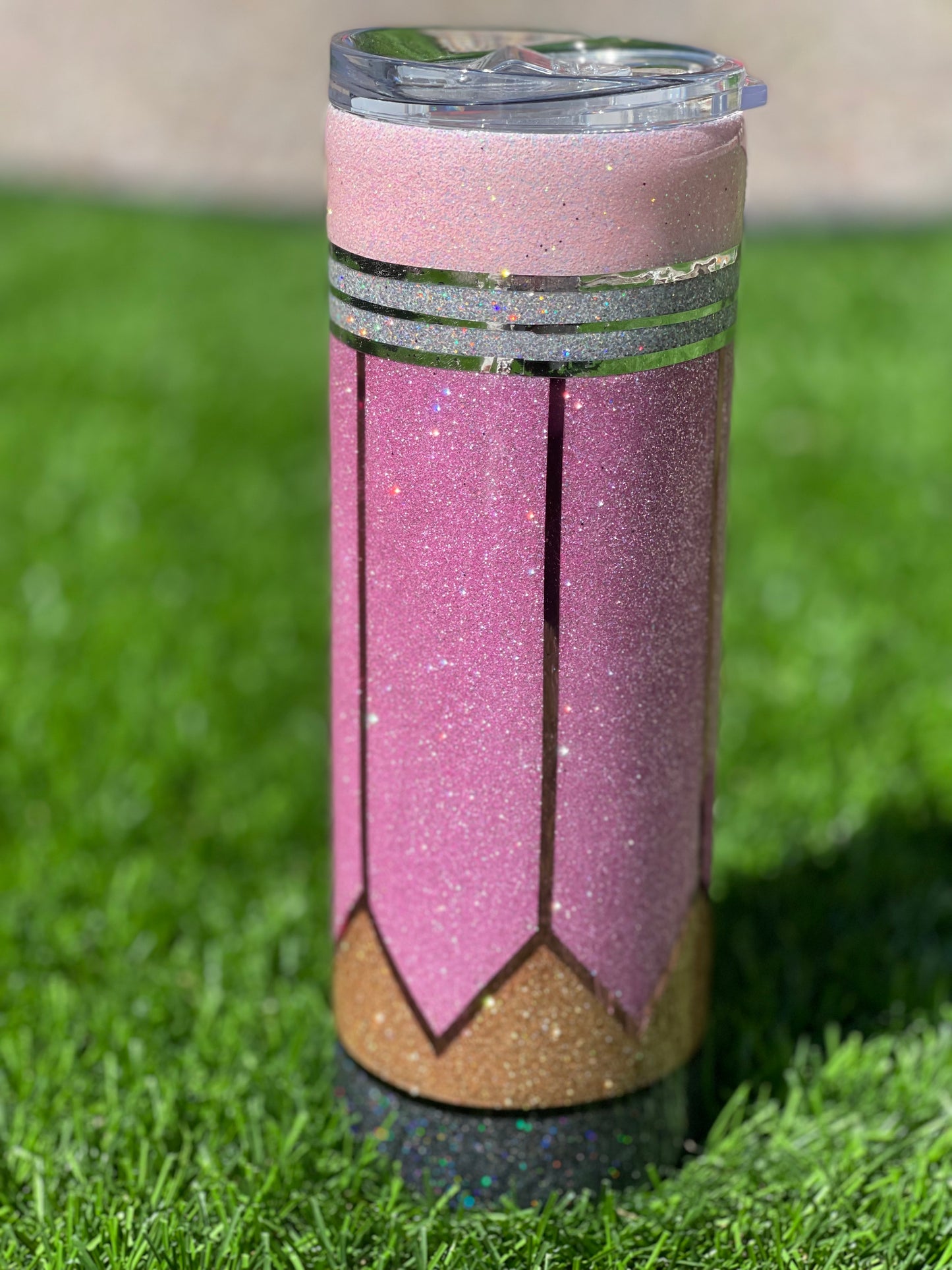 Pink Pencil Tumbler